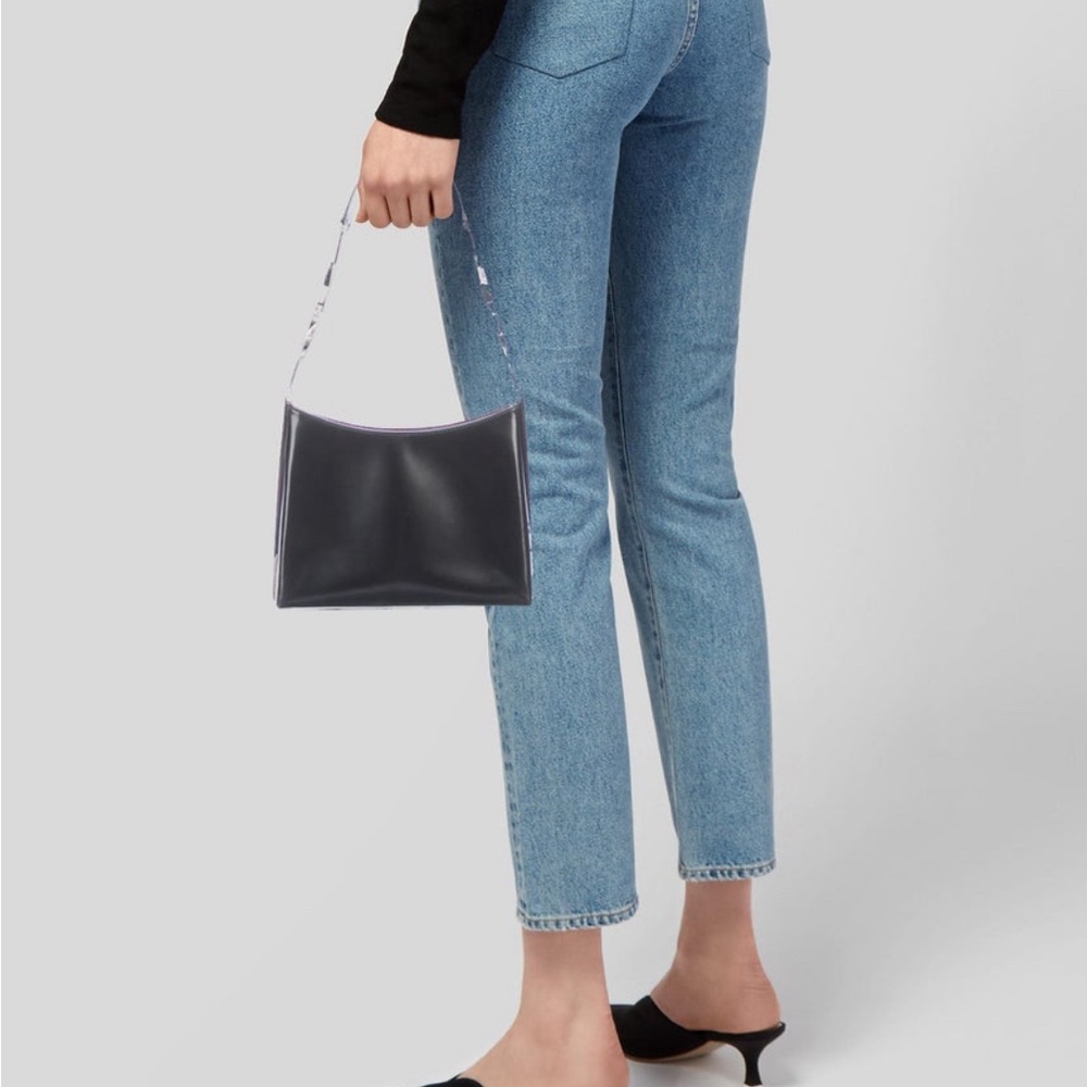 SALVATORE FERRAGAMO Patent Leather Handbag.